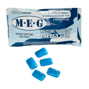 Military Energy Gum | Multi Flavor 8 Pack