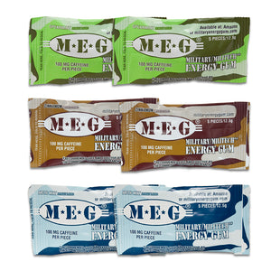 Military Energy Gum | Multi Flavor 6 Pack